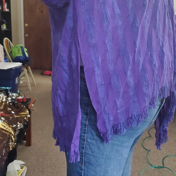 Plus size top N/W/T [ I keep tags] Bohemian top - Picture 5 of 9